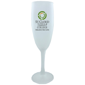 CLOSEOUT - 5.75 oz Frosted Custom Nuance Champagne Flute