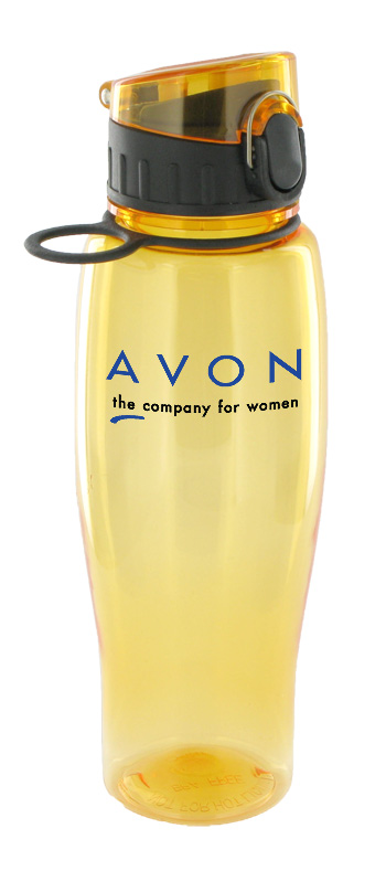 CLOSEOUT - 24 oz quenchers polycarbonate bottle - yellow