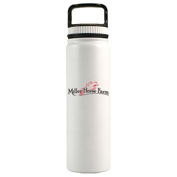 700 ML White Satin Eugene Vacuum Insulated Water Bottle