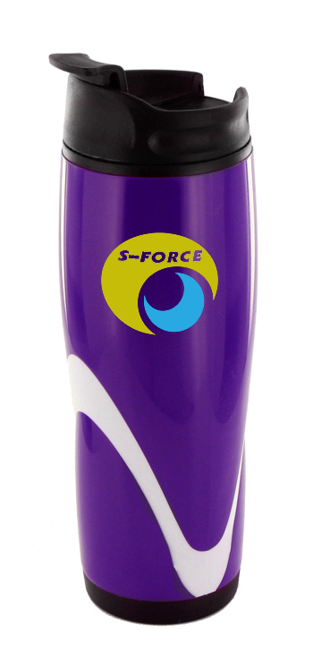 14 oz tango travel mug - purple