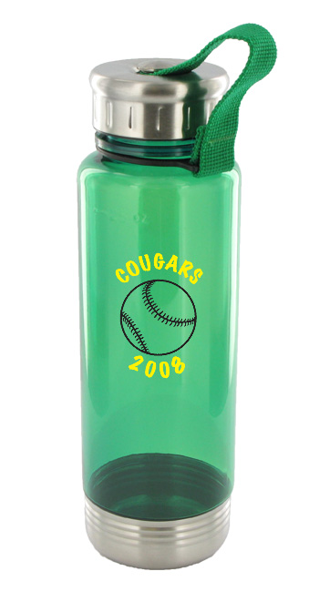 24 oz venture sports bottle - green