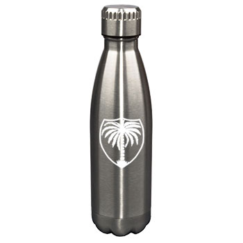 17 oz Glacier Brushed Stainless Steel Insulated Water Bottle