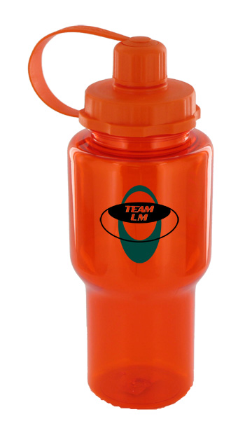 22 oz yukon sports bottle - orange