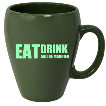 CLOSEOUT - 11 oz Toronto Bistro Mug - Olive