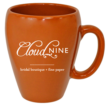 CLOSEOUT - 11 oz Toronto Bistro Mug - Rust