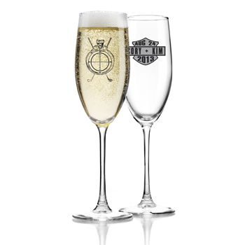 8.5 oz. Connoisseur/Cachet Flute Champagne Glasses