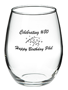 15 oz perfection stemless wine glass