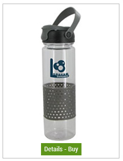 CLOSEOUT - 24 oz Gray Sport w/Rubber Perforated SleeveCLOSEOUT - 24 oz Gray Sport w/Rubber Perforated Sleeve