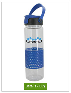 CLOSEOUT -24 oz Blue Sport w/Rubber Perforated Sleeve - BPA FreeCLOSEOUT -24 oz Blue Sport w/Rubber Perforated Sleeve - BPA Free